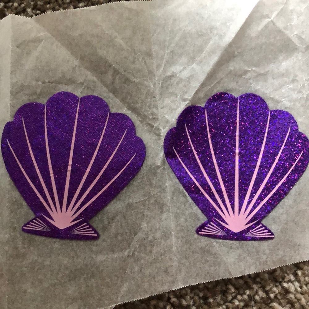 USED SEASHELL PASTIES- SEE DESCRIPTION